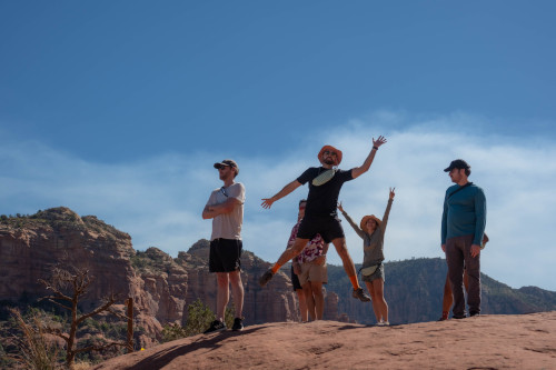 A photograph of the 0x team